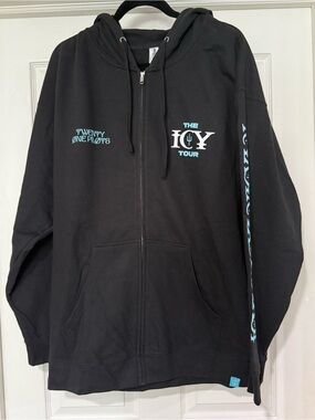 2022 Twenty One Pilots ‘The Icy Tour' Zip Hoodie Official Merch